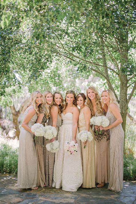 Wedding How To Pulling Off The Mismatched Bridesmaid Look The