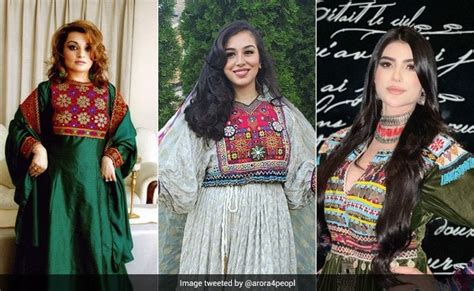 Afghan Women Overseas Pose In Colorful Attire In Protest Against Taliban