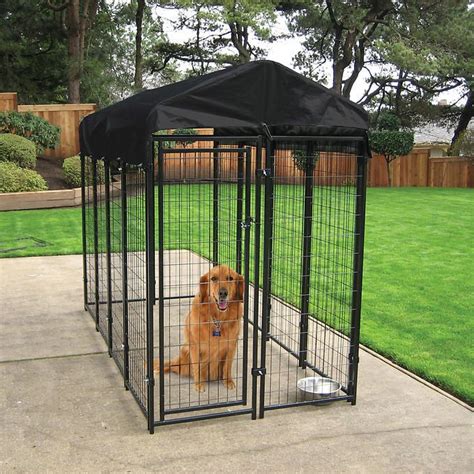 Lucky Dog Uptown Welded Wire Box Kennel 6 Ft H X 8 Ft L X 4 Ft W