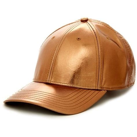 Gents Goldie Metallic Baseball Cap 50 Liked On Polyvore Featuring