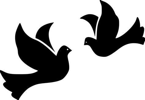 Bird Birds Dove Doves Flight Fly Flying Peace Wing Svg Png Icon Free