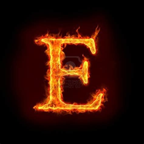 Image 10232901 Fire Alphabets In Flame Letter E