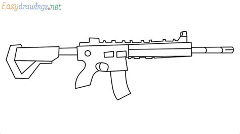 How To Draw M416 Step By Step 11 Easy Phase Video