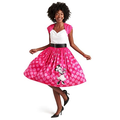 Minnie Mouse Pink Polka Dot Dress For Women Buy Now Dis Merchandise