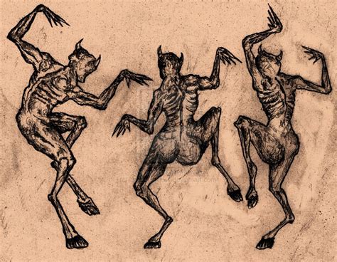 Devils Dance By Jannelawless On Deviantart Satanic Art Occult Art