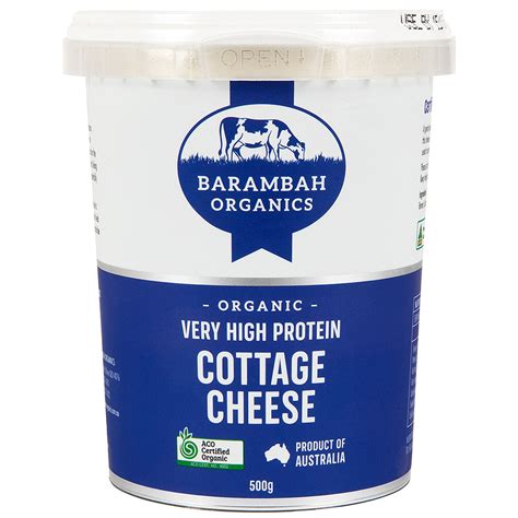 Buy Premium Quality Barambah Organics Cottage Cheese Very High Protein