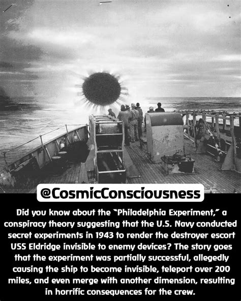 Did You Know About The Philadelphia Experiment A Conspiracy Theory