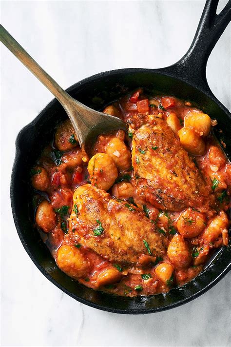 70 chicken breast recipes that are anything but boring. One-Pan Chicken Gnocchi with Tomato Butter Sauce — Eatwell101