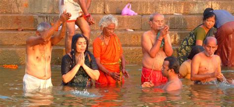 the morning ritual at the ganges varanasi india safe and healthy travel