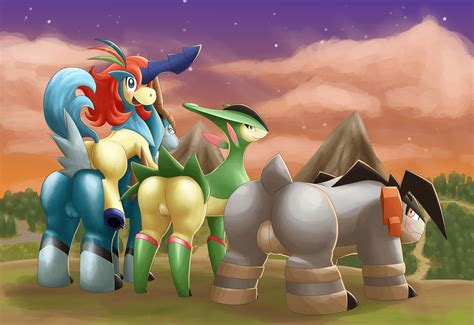 Rule Anus Ass Blush Cobalion Female Female Only Group Keldeo Legendary Pokemon Looking At