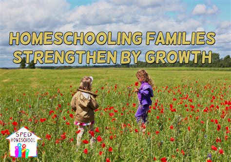 Homeschooling Families Strengthened By Growth Sped Homeschool