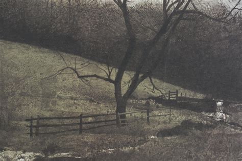 Offset Lithograph After Andrew Wyeth Evening At Kuerners Ebth