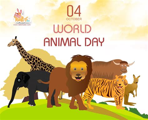 World Animal Day Is A World Wide Action For Animal Privileges And