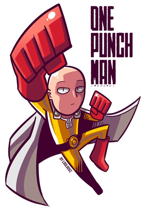 One Punch Man Fanart By Loulouvz By Loulouvz On Deviantart Saitama