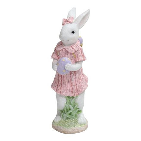 Collectibles Figurines And Knick Knacks Art And Collectibles Vintage Resin Spring Easter Bunny