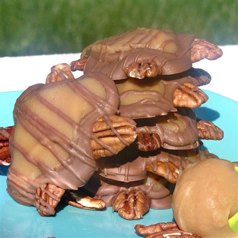 · 1 cup semisweet chocolate chips. Homemade Caramel Turtles | Dessert recipes, Homemade caramel, Candy recipes