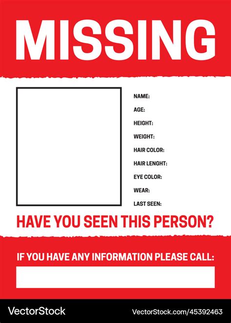 6 blank missing person poster microsoft word and excel templates cloud hot girl