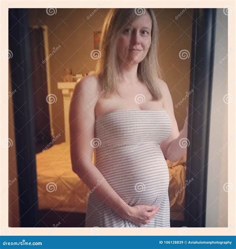 pregnancy selfie stock image image of selfie anticipation 106128839