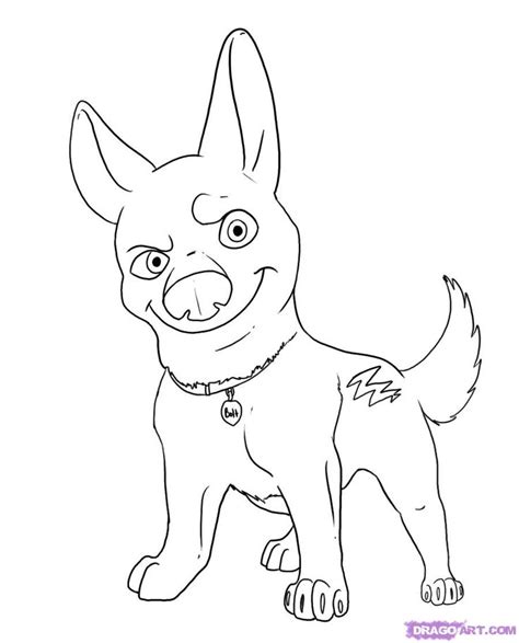Drawing a cartoon character can be a fun way to pass the time. How to Draw Bolt, Step by Step, Disney Characters ...