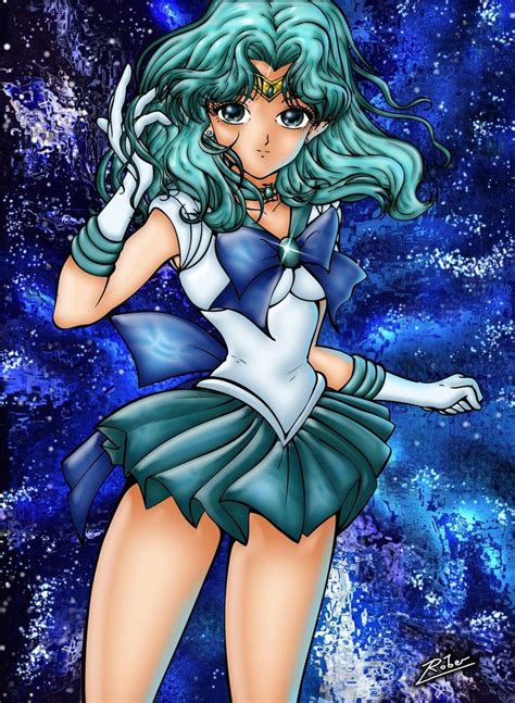 Sailor Neptuno By Robersilva Deviantart Com On Deviantart Sailor Neptune Sailor Uranus