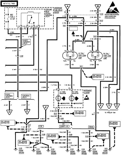 The problem is that you cannot often tell if your taillights and brake lights are faulty. 1994 Chevy Truck Brake Light Wiring Diagram | Wiring Diagram