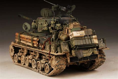 M4A3E8 Sherman Easy Eight Fury 1 35 Model Tanks Scale Models