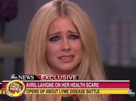 Avril Lavigne Gives Emotional Interview About Struggle To Be Diagnosed