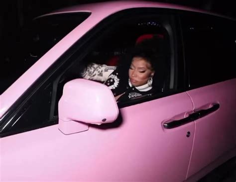 Rap Alert On Twitter Nickiminaj Rapping To “red Ruby Da Sleeze” In Her Pink Rolls Royce