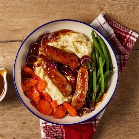 Extra Special Bangers N Mash Recipe Gousto Gousto Recipes