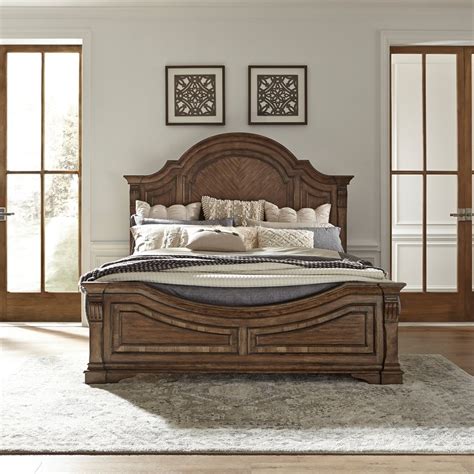 Liberty Furniture Haven Hall Queen Panel Bed 685 Br Qpb
