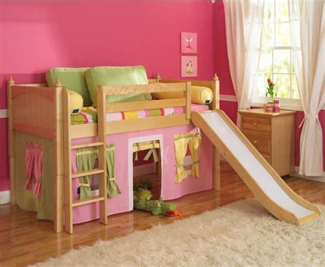 These free loft bed plans will help you build a beautiful bed that will be a keepsake for your child or grandchild for generations to come. how to build a loft bed for kids | Bunk bed with slide ...