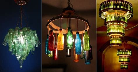 20 Creative Ways To Use An Old Bottle Bottle Chandelier Glass