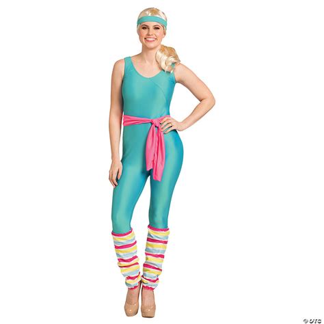Adult Exercise Barbie Costume Halloween Express
