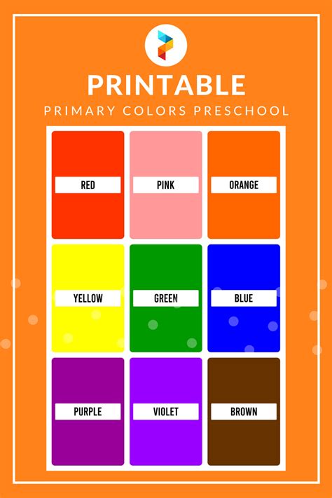 10 Best Printable Primary Colors Preschool Pdf For Free At Printablee