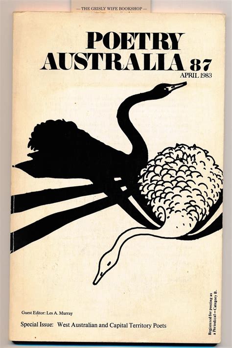 Western Australian And Capital Territory Poets Poetry Australia 87 April 1983 By Murray Les A