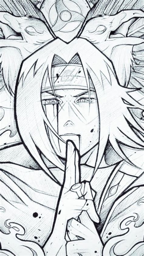Naruto Sketch Drawing Anime Boy Sketch Naruto Drawings Anime Drawing