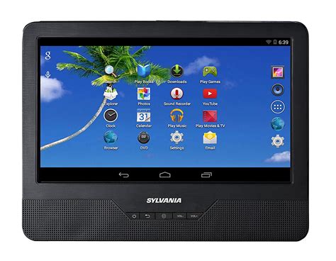 Sylvania 9 Inch 2 In 1 Portable Dvd Player And Android Wi Fi Tablet