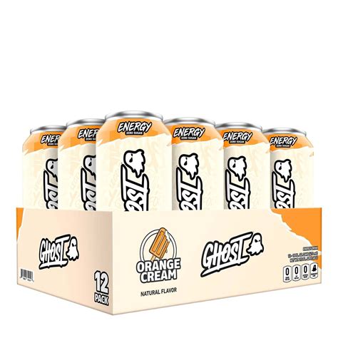 Ghost Energy Ready To Drink 16 Ounce Cans Orange Cream 12 Cans