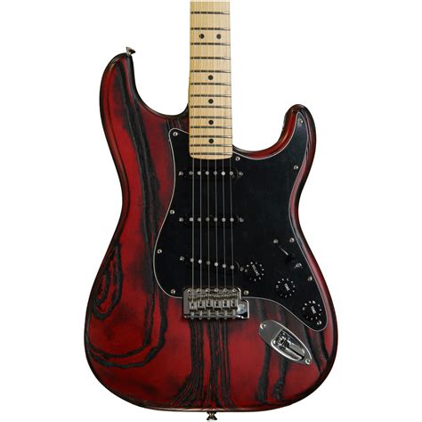 Fender American Standard Stratocaster Sandblasted Crimson Red Trans