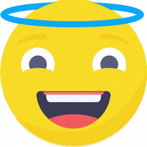 Svg Blessed Blessing Emoji Emoticon Expressions Smiley Icon Download On Iconfinder