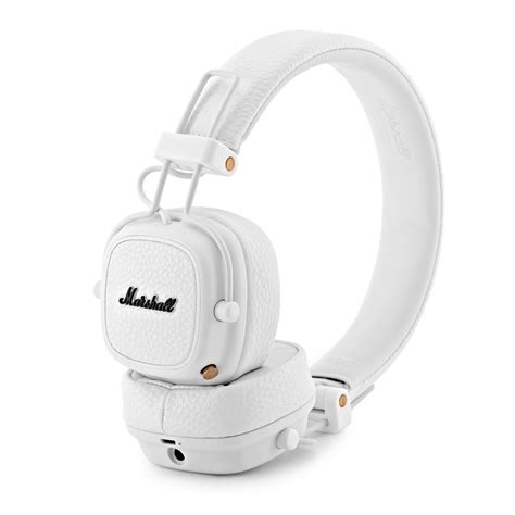 Marshall Major Iii Bluetooth On Ear Headphones White Gear4music