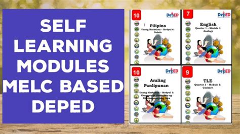 Deped S Official Self Learning Modules For Quarter Are Now Available Gambaran