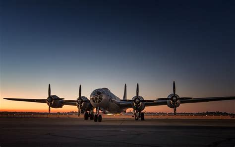 Download Wallpapers Boeing B 29 Superfortress 4k Combat Aircraft Us