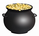 Pot Of Gold St Patrick’s Day Cauldron Spade – Clean Public Domain