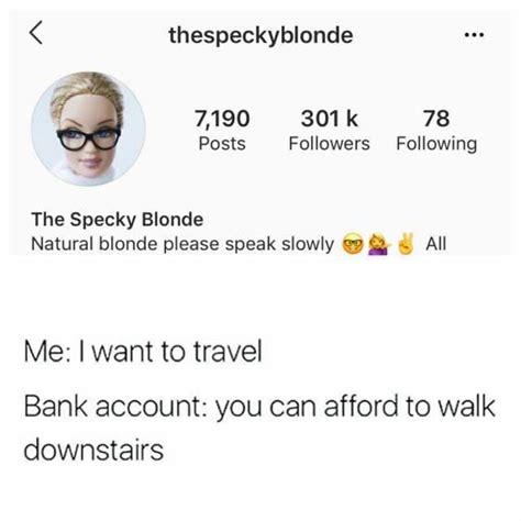 Thespeckyblonde 7190 78 301 K Followers Following Posts The Specky