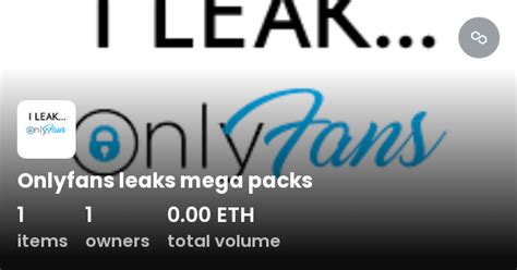 Onlyfans Leaks Mega Packs Collection Opensea