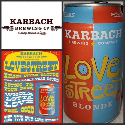 1382 Love Street Blonde • Karbach Brewing • Houston Tx • Brewing