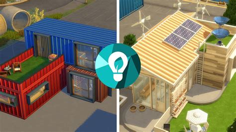 Green Vs Industrial House In The Sims 4 Eco Lifestyle