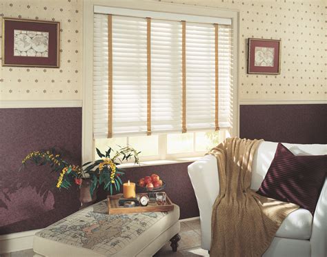 Motorized Faux Wood Blinds Are Easy To Use And Control Light