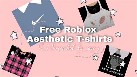 Roblox Aesthetic T Shirtdellydear Youtube